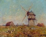 unknow artist Breton Landscape painting